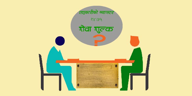 सहकारीले लिने सेवा शुल्क पनि तोकिने  
